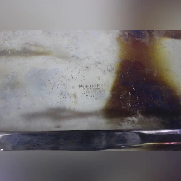 Small Silver Plated Footed Tray with Rope Edge Detail, Rectangle Rectangular - Picture 9 of 9